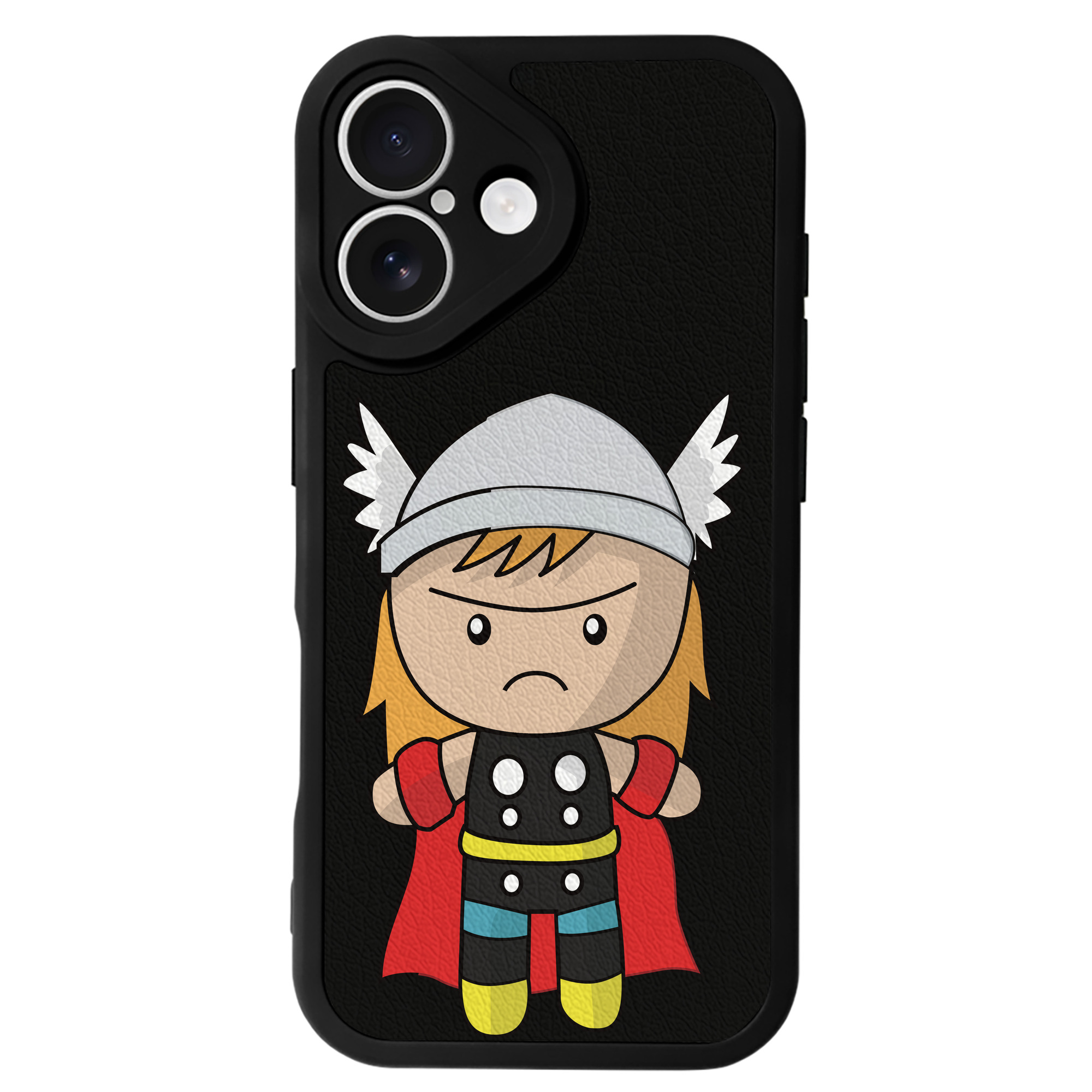 （画像用） アベンジャーズ The Avengers 【iPhone 16シリーズ対応】シリコンスマホケース（レザー調） 材質：シリコン